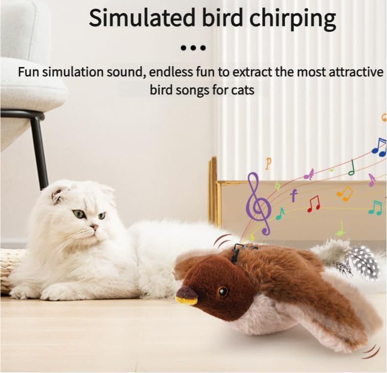 Chirping Bird Cat Toy