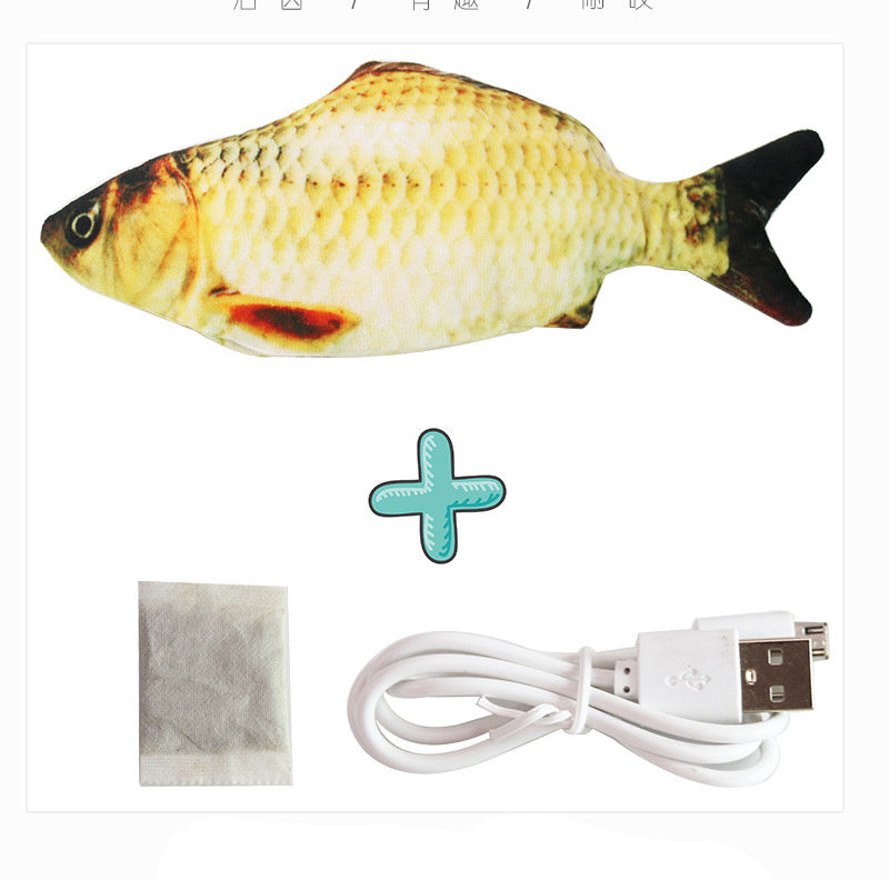 Electric Fish Jumping Cat Toy