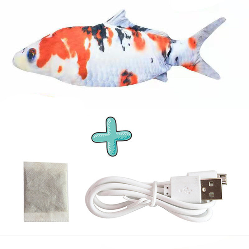 Electric Fish Jumping Cat Toy