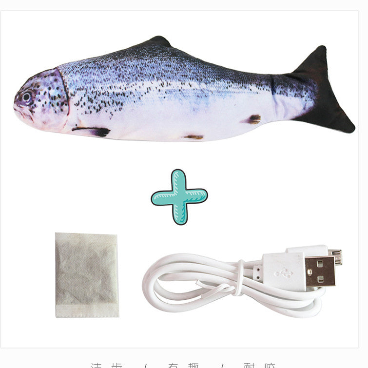 Electric Fish Jumping Cat Toy