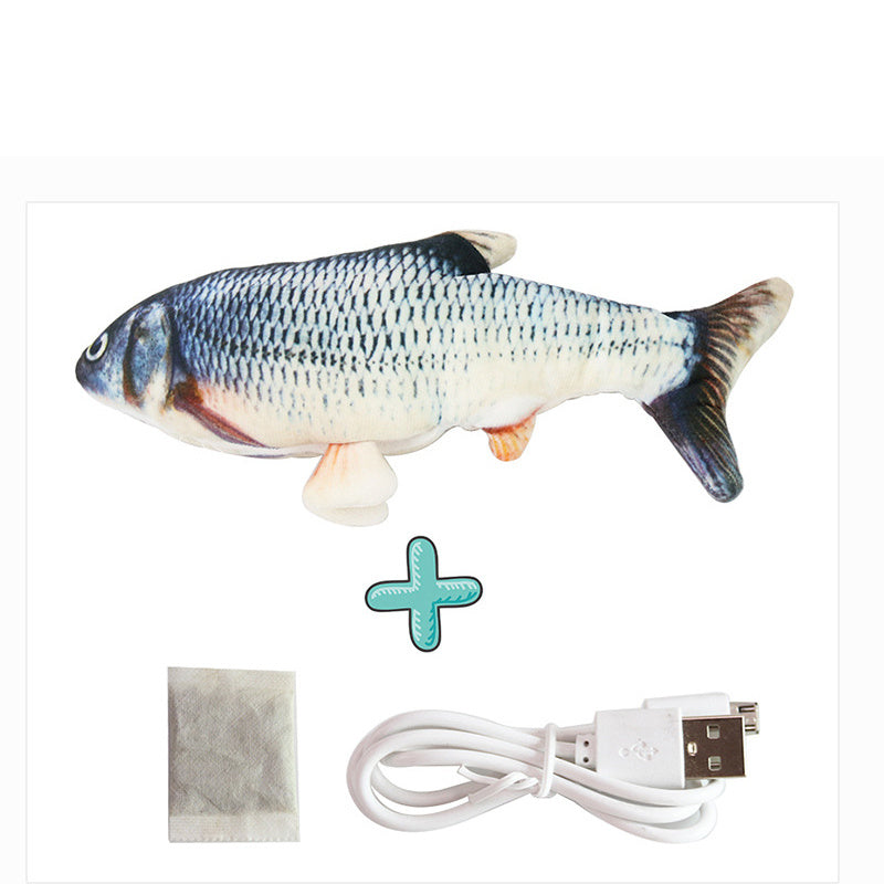 Electric Fish Jumping Cat Toy